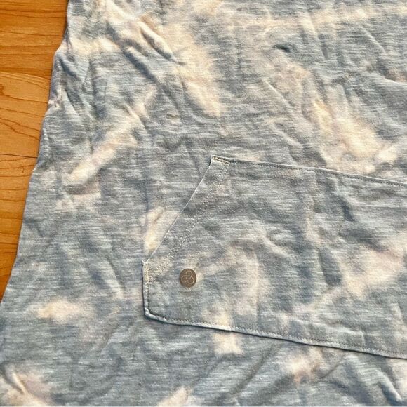 Zella Girls Tie Dye Blue and White Swim Cover Up Girls Small (7-8) - Picture 2 of 3